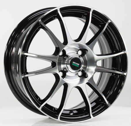 Диски Megami MGM-3 6 х 15 5*100 Et: 50 Dia: 60.1 черный полностью полированный