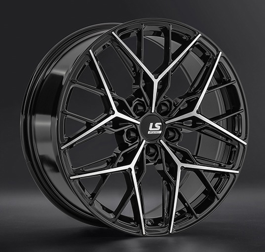 Диски LS wheels FlowForming RC106 8.5 х 19 5*112 Et: 30 Dia: 66.6 черный полностью полированный