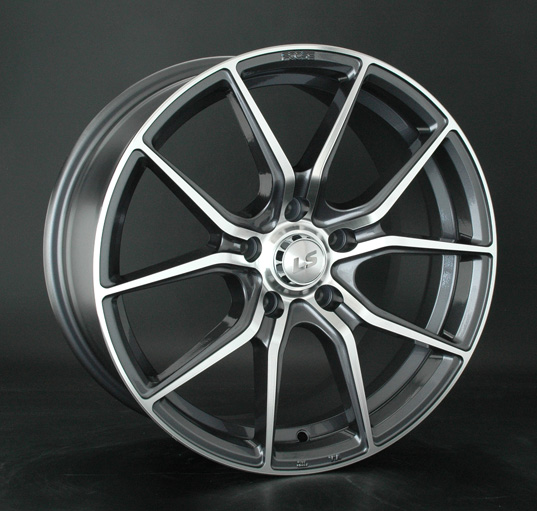 Диски LS wheels LS 759 7.5 х 17 5*114,3 Et: 45 Dia: 73.1 серый с полировкой