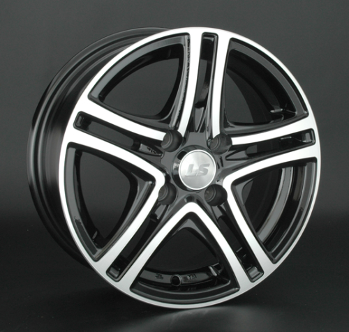Диски LS wheels LS570 6.5 х 15 4*114,3 Et: 40 Dia: 73.1 черный полностью полированный