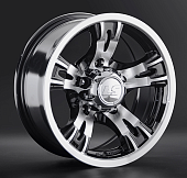 Диски LS wheels 883 7 х 15 5*139,7 Et: -10 Dia: 108.6 черный полностью полированный