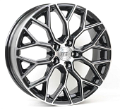 Диски RST R198 6.5 х 18 5*108 Et: 33 Dia: 60.1 черный с проточкой глянцевый