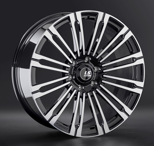 Диски LS Forged FG18 8 х 19 6*139,7 Et: 25 Dia: 106.1 черный полностью полированный