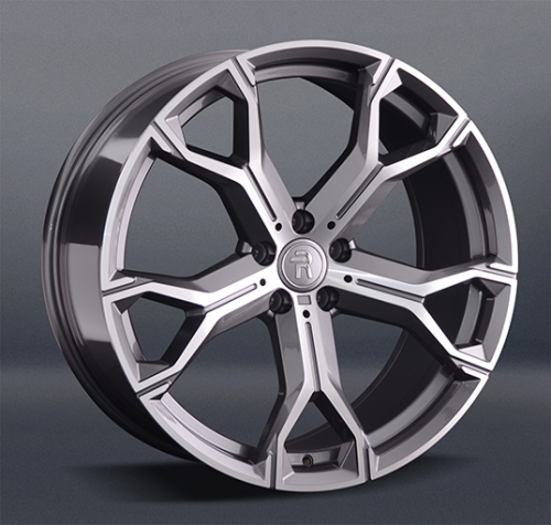 Диски Replay B135 9.5 х 22 5*112 Et: 37 Dia: 66.6 серый с полировкой