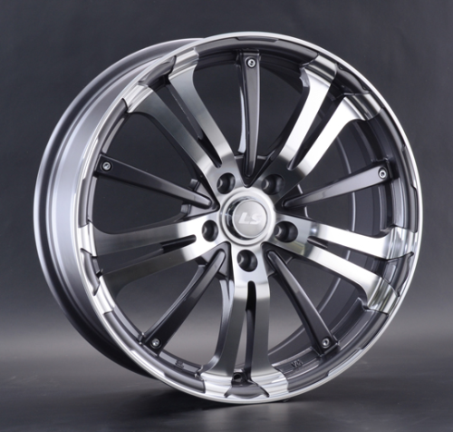 Диски LS wheels LS 955 7 х 17 4*100 Et: 40 Dia: 60.1 серый с полировкой