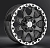Диски LS wheels LS1375 8 х 17 5*150 Et: 45 Dia: 110.1 черный с полированным ободом