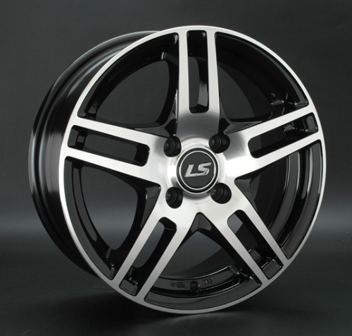 Диски LS wheels LS281 6 х 14 5*100 Et: 35 Dia: 57.1 черный полностью полированный
