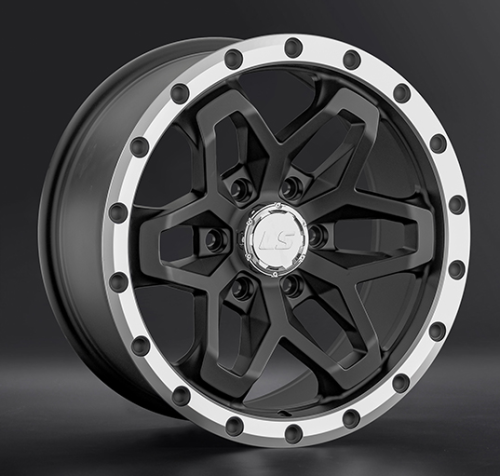 Диски LS wheels LS1350 9 х 18 6*139,7 Et: 15 Dia: 106.1 черный с проточкой матовый