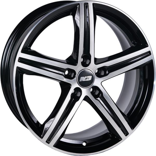 Диски N2O V2231 8 х 18 5*114,3 Et: 40 Dia: 67.1 черный с проточкой глянцевый