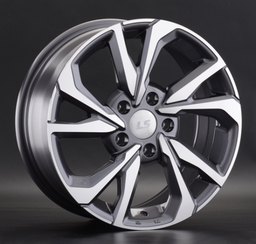 Диски LS wheels LS 920 7.5 х 17 5*114,3 Et: 45 Dia: 73.1 серый с полировкой