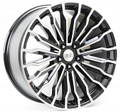 Диски RST R032 9 х 20 5*114,3 Et: 35 Dia: 67.1 черный с проточкой глянцевый
