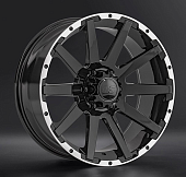 Диски LS wheels LS 1302 9 х 20 6*139,7 Et: 20 Dia: 100.1 черный с полированным ободом