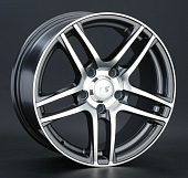 Диски LS wheels LS285 7 х 17 5*100 Et: 45 Dia: 73.1 серый с полировкой
