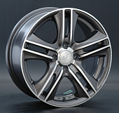 Диски LS wheels LS191 7 х 16 4*100 Et: 40 Dia: 73.1 серый с полировкой