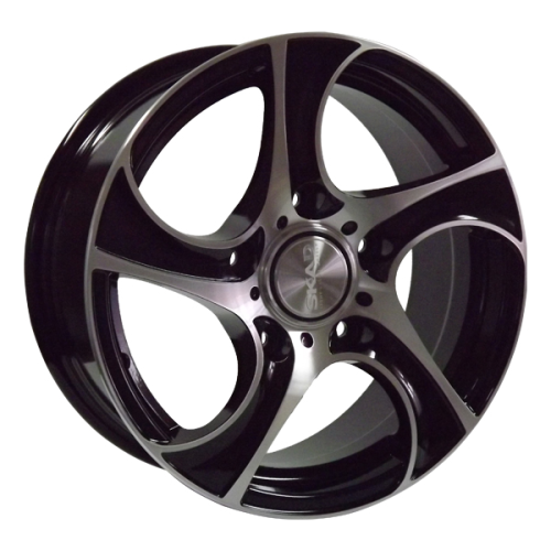 Диски Скад Вихрь 7 х 16 5*139,7 Et: 40 Dia: 98 черный с проточкой глянцевый