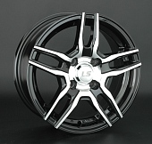 Диски LS wheels LS569 7 х 16 5*100 Et: 40 Dia: 73.1 черный полностью полированный