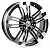 Диски RST R167 7 х 17 5*120 Et: 55 Dia: 65.1 черный с проточкой глянцевый