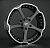Диски LS wheels LS358 8 х 18 5*120 Et: 30 Dia: 72.6 черный с полированным ободом
