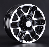 Диски LS wheels 894 8 х 16 6*139,7 Et: 0 Dia: 106.1 черный полностью полированный