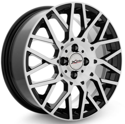 Диски X'trike X-125 6.5 х 16 4*98 Et: 35 Dia: 58.6 черный с проточкой глянцевый
