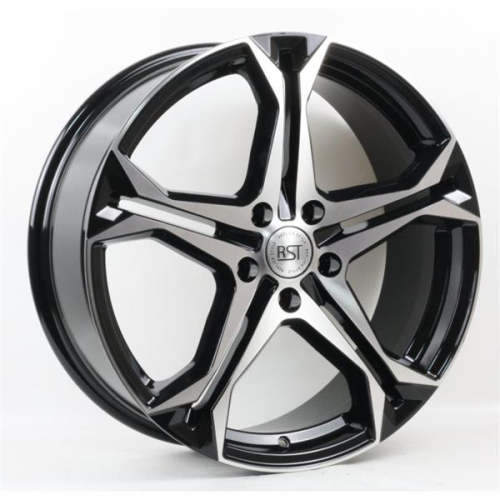 Диски RST R099 7.5 х 19 5*114,3 Et: 35 Dia: 67.1 черный с проточкой глянцевый