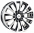 Диски RST R109 7.5 х 19 6*139,7 Et: 25 Dia: 106.1 черный с проточкой глянцевый
