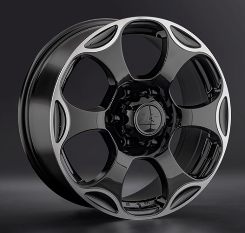 Диски LS wheels LS310 8 х 18 6*139,7 Et: 36 Dia: 100.1 черный с полированным ободом