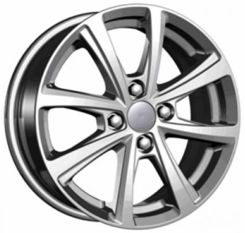 Диски Carwel Акуш 6 х 15 4*100 Et: 48 Dia: 54.1 серебро с полированным ободом