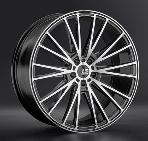 Диски LS wheels FlowForming RC60 9 х 21 5*112 Et: 25 Dia: 66.6 черный полностью полированный