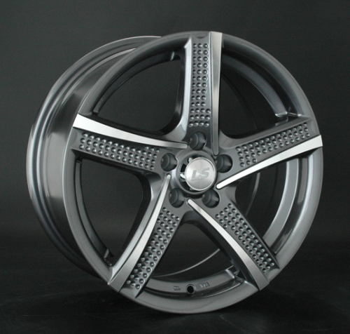 Диски LS wheels LS 758 7 х 16 5*100 Et: 35 Dia: 73.1 серый с полировкой