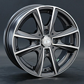 Диски LS wheels LS231 7 х 17 4*100 Et: 40 Dia: 60.1 серый с полировкой