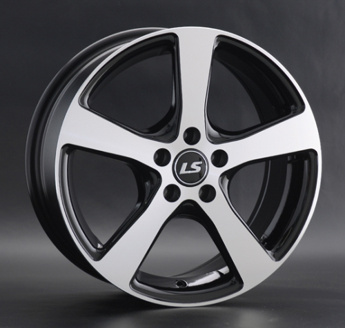Диски LS wheels LS 956 7 х 16 5*100 Et: 40 Dia: 57.1 черный полностью полированный