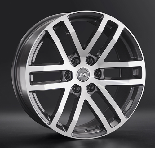 Диски LS wheels LS 1279 8.5 х 17 6*139,7 Et: 25 Dia: 67.1 серый с полировкой