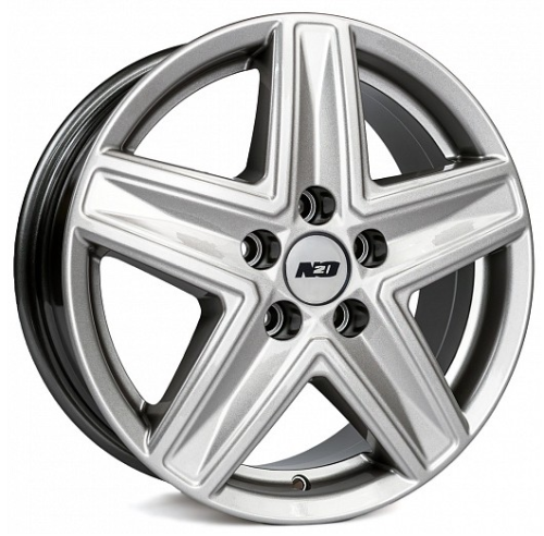 Диски N2O V2237 6.5 х 16 5*118 Et: 50 Dia: 71.1 классический серебристый цвет