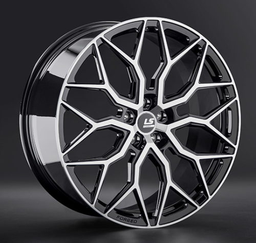Диски LS Forged FG13 9.5 х 21 5*114,3 Et: 38 Dia: 67.1 черный полностью полированный