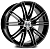 Диски RST R168 8 х 18 5*108 Et: 50 Dia: 63.4 черный с проточкой глянцевый