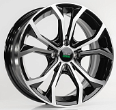 Диски Megami MGM-33 6 х 14 4*98 Et: 35 Dia: 58.6 черный полностью полированный