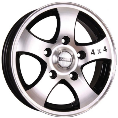 Диски Tech Line 541 6.5 х 15 5*139,7 Et: 40 Dia: 98 черный с проточкой глянцевый