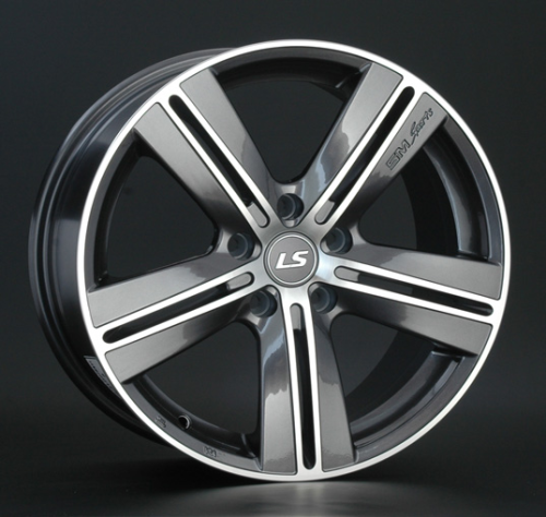 Диски LS wheels LS320 6.5 х 15 5*110 Et: 35 Dia: 65.1 серый с полировкой