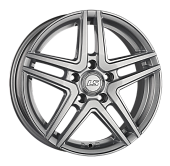 Диски LS wheels LS 420 6 х 15 5*114,3 Et: 40 Dia: 73.1 серый с полировкой