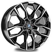 Диски RPLC BM102 10.5 х 21 5*112 Et: 43 Dia: 66.6 черный с проточкой глянцевый