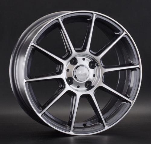 Диски LS wheels 820 7 х 16 4*100 Et: 42 Dia: 73.1 серый с полировкой