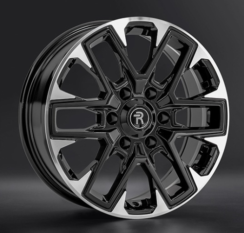 Диски Replay KI398 7.5 х 18 6*114,3 Et: 46 Dia: 67.1 черный полностью полированный