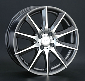 Диски LS wheels LS286 7 х 16 4*98 Et: 28 Dia: 58.6 серый с полировкой