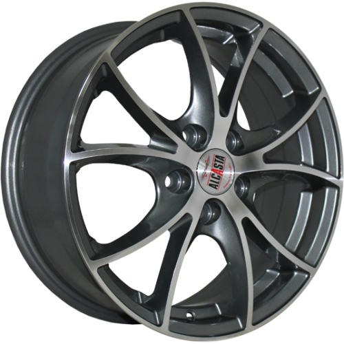 Диски ALCASTA M07 6.5 х 16 5*108 Et: 50 Dia: 63.3 серый с полировкой