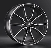 Диски LS wheels FlowForming RC58 9 х 20 5*112 Et: 26 Dia: 66.6 черный с проточкой матовый