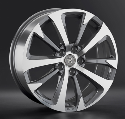 Диски Replay FA32 7.5 х 18 5*114,3 Et: 33 Dia: 67.1 серый с полировкой