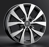 Диски Replay FD195 6 х 15 4*108 Et: 47.5 Dia: 63.3 черный полностью полированный