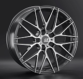 Диски LS wheels FlowForming RC13 8 х 18 5*112 Et: 40 Dia: 66.6 серый с полировкой