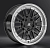 Диски LS wheels FlowForming RC102 8 х 17 5*120 Et: 30 Dia: 72.6 черный с полированным ободом